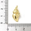 Brass Micro Pave Clear Cubic Zirconia Pendants KK-U046-02G-06-3