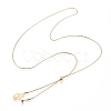 Adjustable 304 Stainless Steel Lariat Necklaces NJEW-Z005-03G-2