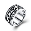 Men's Stainless Steel Finger Rings RJEW-BB29955-11-1