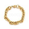 304 Stainless Steel Cable Chain Bracelets for Women BJEW-Q050-01C-G-1