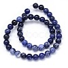 Round Natural Sodalite Beads Strands X-G-F222-39-12mm-3