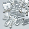 Synthetic Quartz Crystal Pendants X-G-T081-27-1