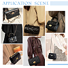 Zinc Alloy with PU Leather Chain Bag Strap AJEW-WH0472-65KCG-6