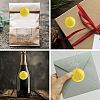 15 Sheets Gold Foil Paper Picture Stickers STIC-WH0025-007-7