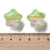 Gradient Color Transparent Hand-drawed Acrylic Beads TACR-P012-01B-11-3