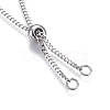 Non-Tarnish Adjustable 201 Stainless Steel Slider Necklaces X-NJEW-L156-001P-3