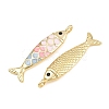 Brass Enamel Pendants KK-CBA3297-05C-G06-2
