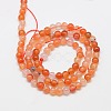 Natural Carnelian Beads Strands G-N0006-4mm-17-2