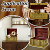 Retro Wood Jewelry Set Storage Organizer Boxes with Clasps CON-WH0115-96B-5