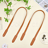 2Pcs Imitation Leather Bag Strap PURS-CL0001-08A-7
