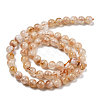 Heated Natural Citrine Beads Strands G-NH0010-04-3