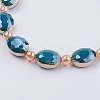 Opaque Glass Beads Strands EGLA-K013-PL-07D-3