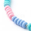 Polymer Clay Beaded Necklaces NJEW-JN03585-05-7