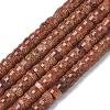 Synthetic Goldstone Heishi Beads Strands LS-G-A299-A03-01-3
