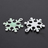 Spray Painted Alloy Enamel Pendants ENAM-N055-036C-NR-3