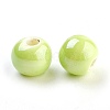 Glazed Porcelain Beads PORC-D001-8mm-21-2
