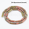 Natural Unakite Beads Strands G-OC0001-61-3