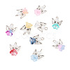 10Pcs Alloy Glass Pendants PALLOY-TAC0150-3