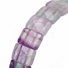 Natural Fluorite Gemstone Stretch Bracelets BJEW-F406-B06-5