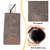 3Pcs 3 Color Snake Skin Pattern Imitation Leather Slip-in Glasses Cases AJEW-GF0006-54-4