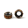 Brass Rhinestone Spacer Beads X-RB-A020-10mm-15AB-2