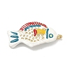 Brass Enamel Pendants X-KK-Z153-06G-02-1