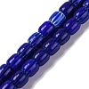 Handmade Lampwork Chevron Beads Strands LAMP-K041-01B-21-1