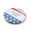 Independence Day Flat Round Tinplate Badge Pins JEWB-G021-01J-3
