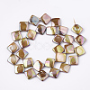 AB Color Freshwater Shell Beads Strands SHEL-S274-36-2