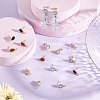 20Pcs 5 Color Alloy Stud Earring Finding DIY-OC0010-09-5