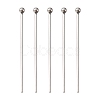 Tarnish Resistant 304 Stainless Steel Ball Head Pins STAS-K146-045-30x0.7mm-1