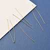 Brass Flat Head Pins X-KK-F824-114G-G-3