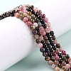 Natural Tourmaline Beads Strands X-G-G446-4mm-03-6