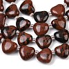 Natural Mahogany Obsidian Beads Strands G-NH0069-A09-4