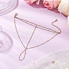 304 Stainless Steel Ring Bracelets BJEW-JB11486-01-1
