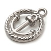 304 Stainless Steel Pendants STAS-M070-16P-2