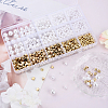 DIY ABS Plastic Imitation Pearl & CCB Beads Stretch Bracelets Making Kits DIY-YW0011-54-3