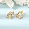 Brass Hoop Earrings for Women KK-CBACA55-15G-4
