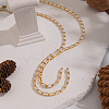 Stainless Steel Pave Shiny Clear Cubic Zirconia Tennis Chain Y Necklaces for Women MI6992-6