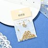SHEGRACE Brass Round Beads XGRPCU698-291G-6