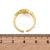 Brass Cuff Finger Rings RJEW-G337-24G-5