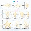 Unfinished Wooden Ocean Creature Cutouts WOOD-CJC0010-02-2