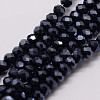 Electroplate Glass Bead Strands X-GLAA-K016-2x3mm-10PL-1