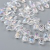 Crystal Glass Beads Strands X-GLAA-D033-01-3
