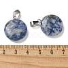 Natural Blue Spot Jasper Pendants G-B127-14P-09-3