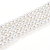 Baking Paint Pearlized Glass Pearl Bead Strands HY-T002-02A-01-3