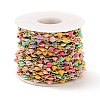 Enamel Heart Link Chains CHC-C003-14G-3