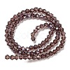 Transparent Electroplate Glass Beads Strands EGLA-A039-T3mm-A05-2