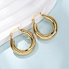 304 Stainless Steel Hoop Earrings EJEW-G458-02G-1
