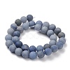 Dyed & Heated Natural Blue Aventurine Beads Strands G-J376-31-10mm-4